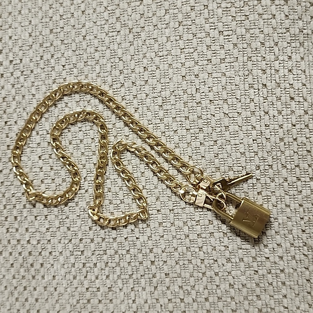 Louis Vuitton Necklace Lock and Key
